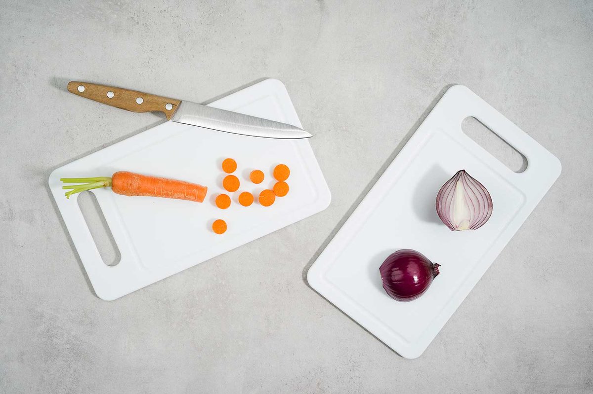 Butterbrotbrett Fresco weiß 2 St.